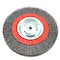 Forney Wire Wheel, Crimped, 8 in x .014 in x 1/2 in - 5/8 in Arbor 72762 - alternate 1
